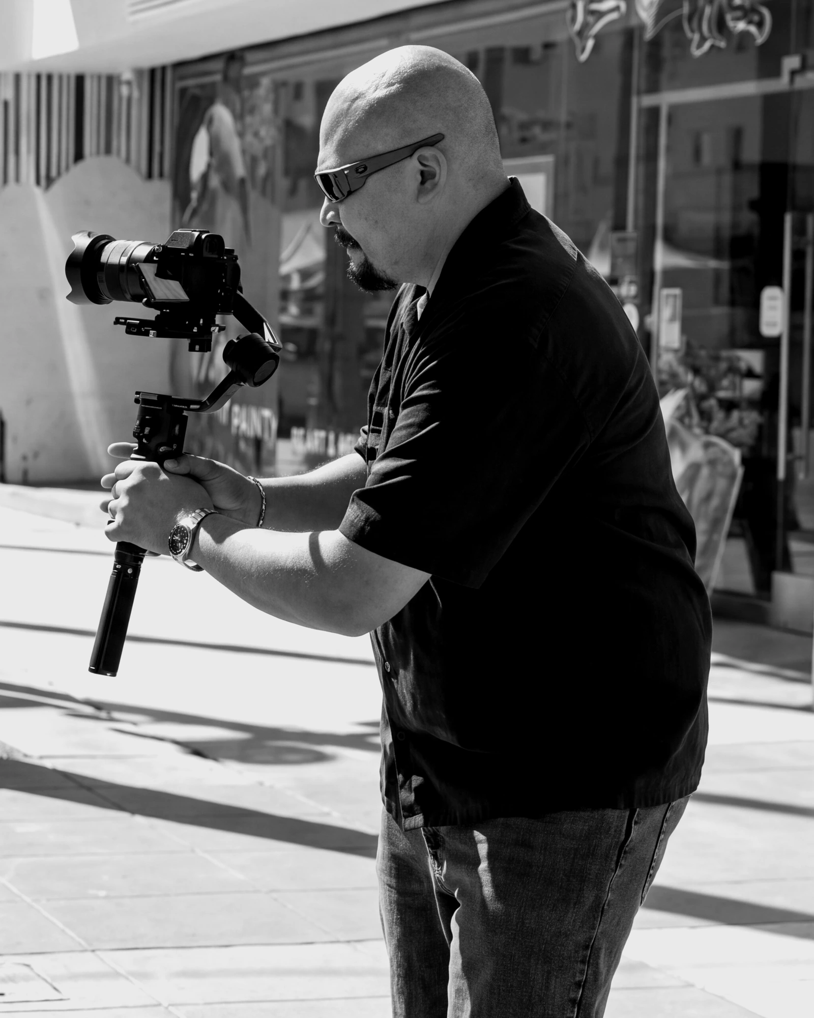 Phorvi team filming on location in Los Angeles